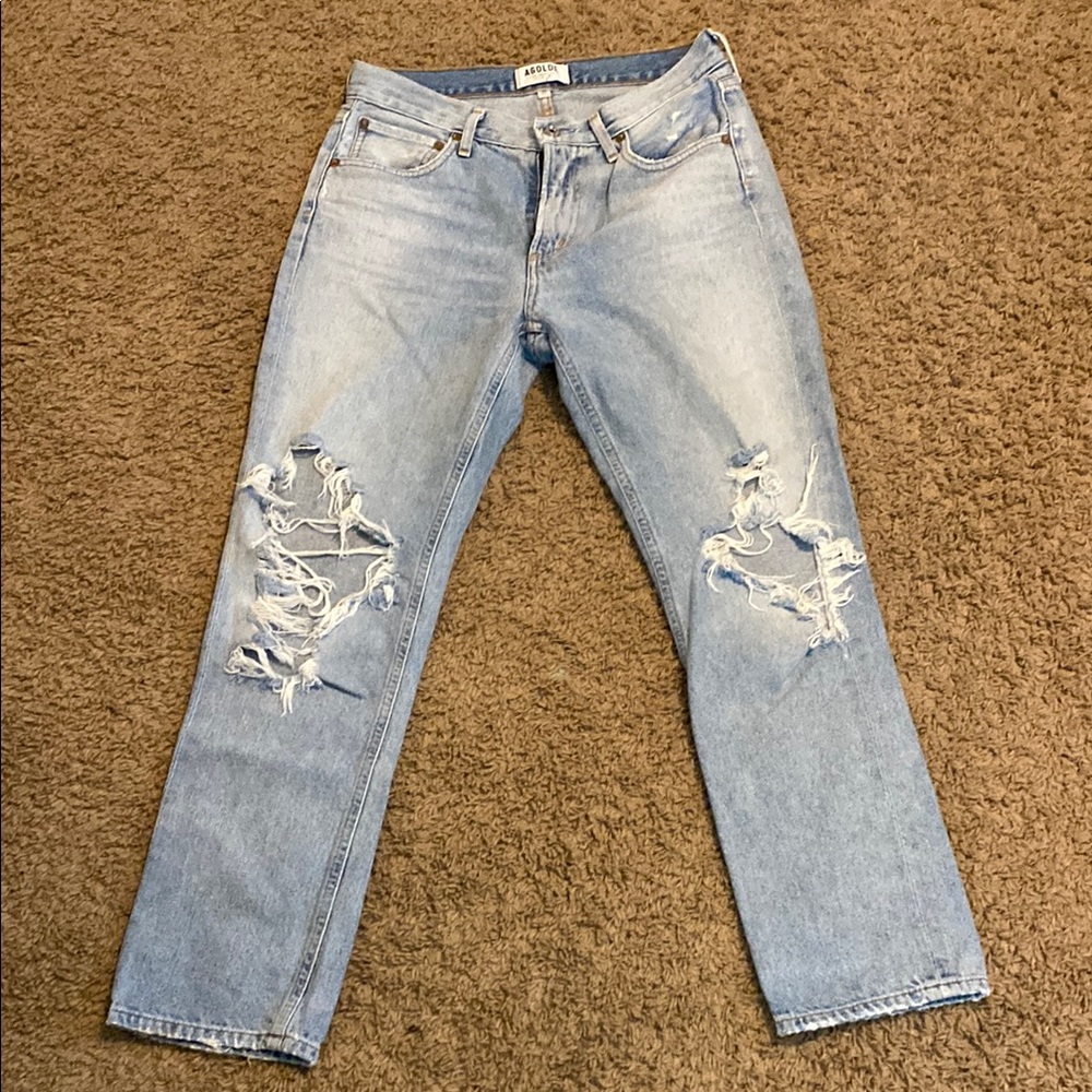 Agolde straight leg jeans